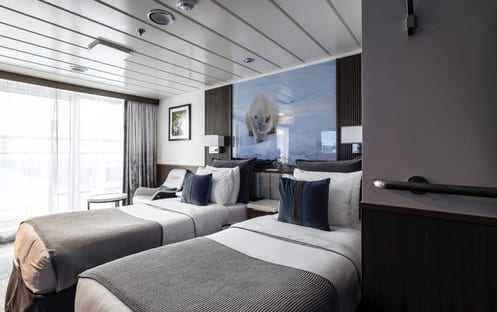 AE Expeditions, SYLVIA EARLE, Balcony Stateroom Category C 601, Richard IAnson-2